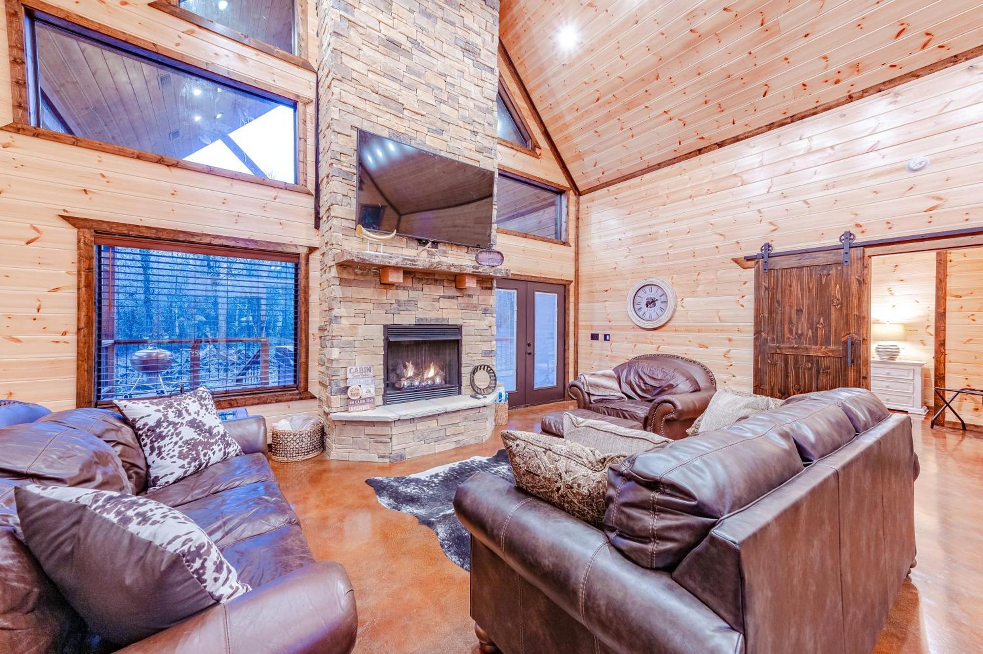 The Luxurious Blue Sky Lodge Is Epic! Broken Bow Exterior foto