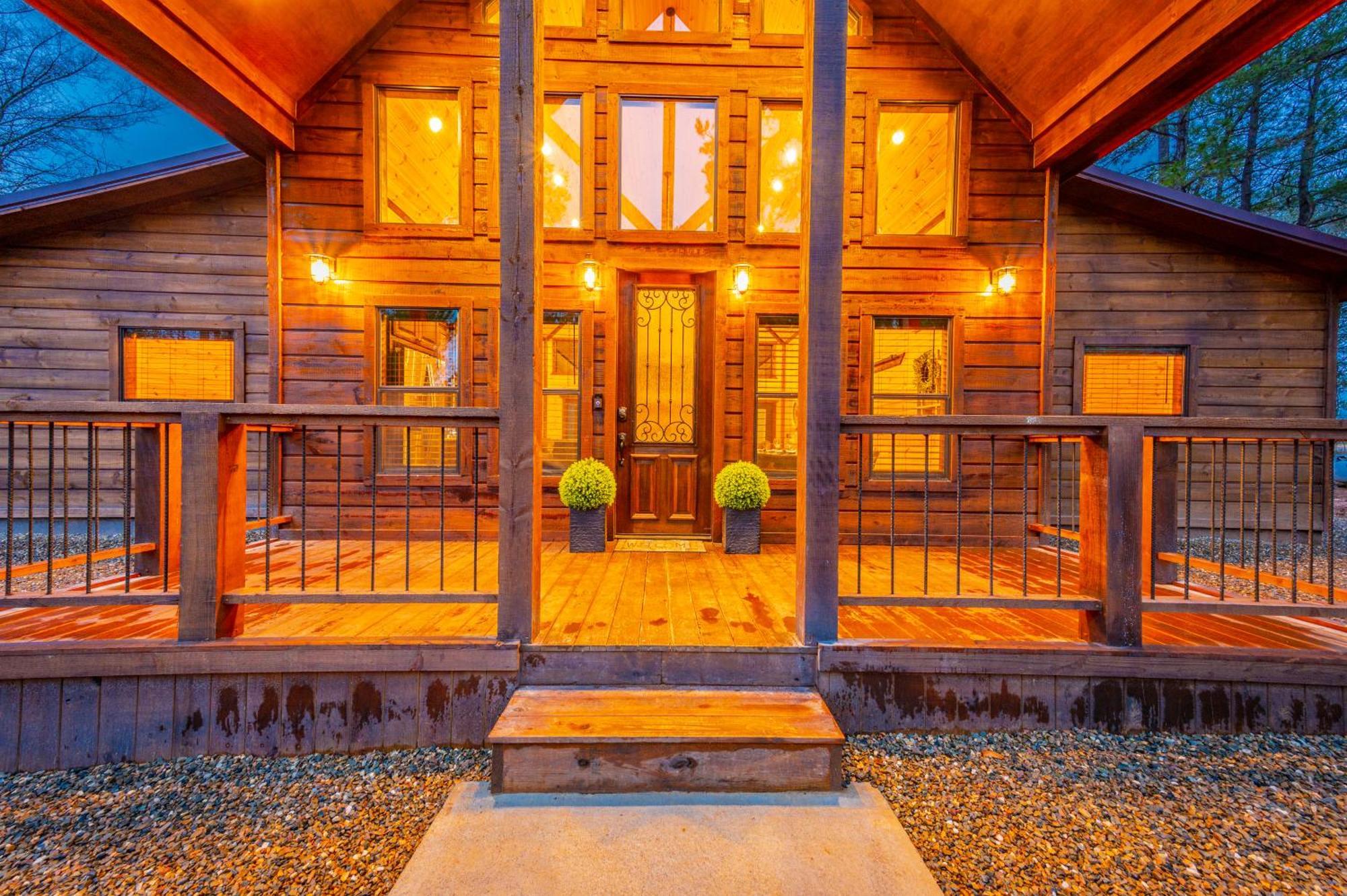 The Luxurious Blue Sky Lodge Is Epic! Broken Bow Exterior foto